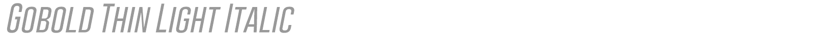 Gobold font preview